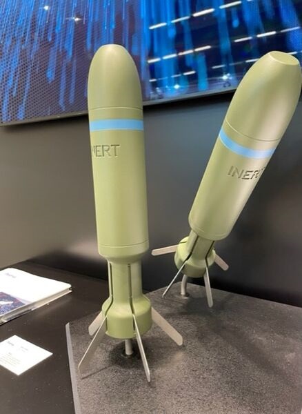 Patria unveils a new C-UAS system that uses an effector (pictured) to launch a string cloud.