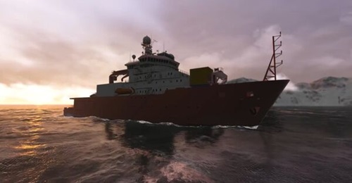 The Brazilian Navy plans to commission the NApAnt Antarctic support ship in 2025 to replace the NApOc Ary Rongel boat (pictured here).