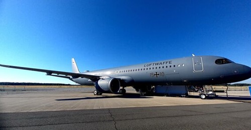 The Luftwaffe formally received its first A321 liaison aircraft at ILA 2022.