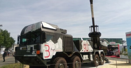 Sweden's 24 additional Archer 8×8 SPHs will be mounted on the RMMV HX2 truck, seen here displayed at Eurosatory 2022.