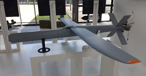Seen at Eurosatory in Paris, the Graven is a Serbia-developed loitering munition that is currently in its initial development phase.