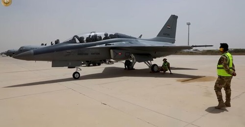 The Iraqi MoD released a video showing a T-50IQ moving down the runway, but not actually taking off.