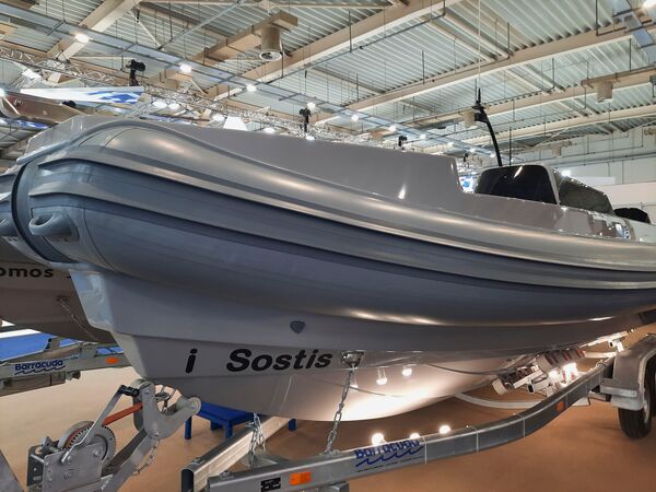 Barracuda 747 Multi-Mission USV shown at DEFEA 2021. (Dimitrios Mitsopoulos)