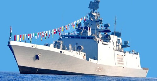 Guided-missile frigate 
        
         will be one of four warships comprising an IN task force that will soon set out on a months-long deployment to Southeast Asia, the South China Sea, and the Western Pacific.