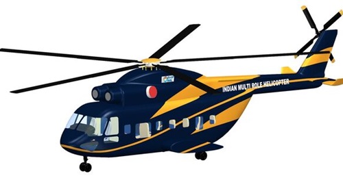 A computer rendering of HAL's Indian Multi Role Helicopter.