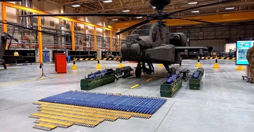 Seen at a media event at Wattisham in January 2022, the British Army's latest AH-64E Apache guardian attack helicopters will deliver a significant enhancement to the UK's 1st Aviation Brigade.