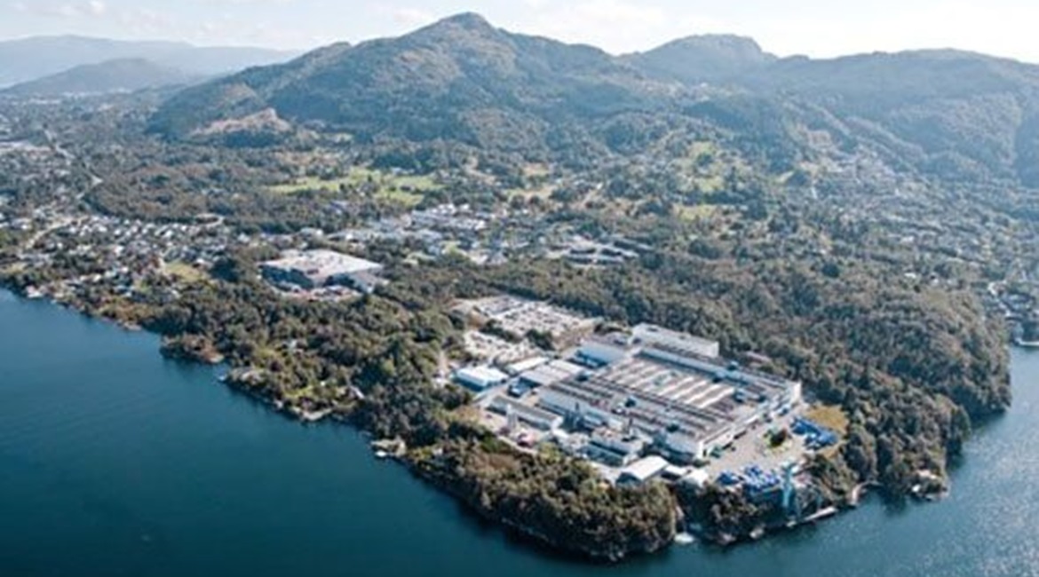 The Bergen Engines plant in Hordvikneset near Bergen, Norway.