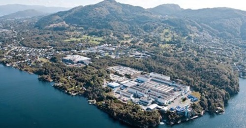 The Bergen Engines plant in Hordvikneset near Bergen, Norway.