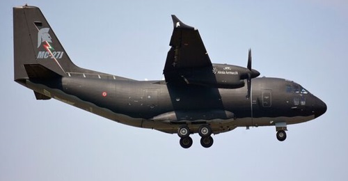 The Italian MoD has restarted the Leonardo MC-27J Praetorian development programme, allocating initial funding from 2021 to 2026 for a total of EUR80 million (USD94.3 million). The photo shows an MC-27J Praetorian with winglets.
