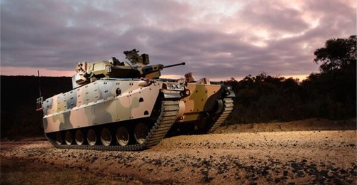 The Hanwha group has confirmed plans to merge its defence businesses including Hanwha Defense, which produces the Redback infantry fighting vehicle (pictured above).
