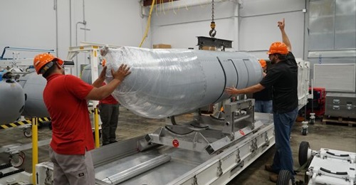 The Next Generation Jammer Mid-Band (NGJ-MB) fleet representative pods were delivered to the US Navy in July 2022. The pods are part of a system that will eventually replace the Boeing EA-18G Growler's ALQ-99 system.