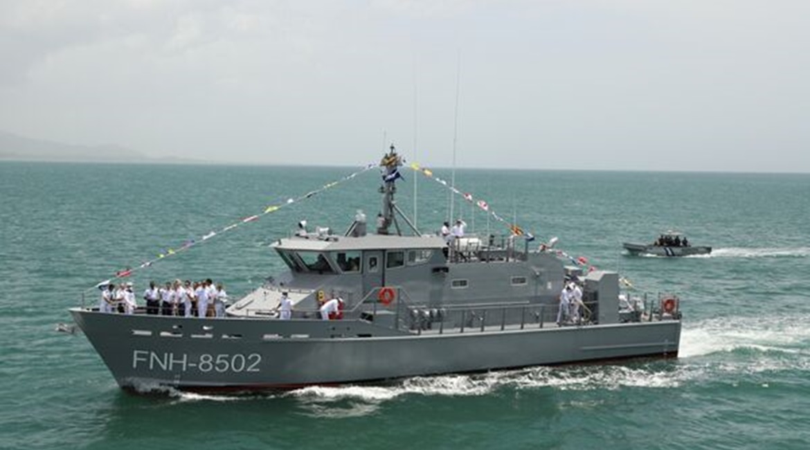 The Honduran Naval Force's new patrol boat, 
        
         (FNH-8502), was commissioned on 9 July.