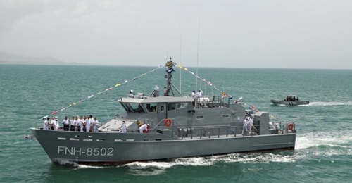 The Honduran Naval Force's new patrol boat, 
        
         (FNH-8502), was commissioned on 9 July.