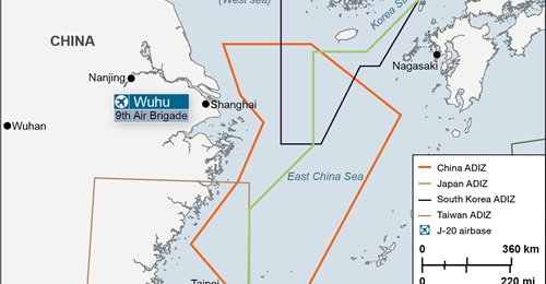 Beijing has acknowledged at least one sortie by a Chengdu J-20 stealth fighter into China's ADIZ to identify and track foreign military aircraft. China's ADIZ is controversial as it overlaps the ADIZs of other neighbouring countries, especially Japan.