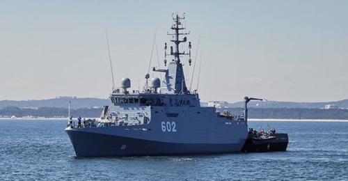 the second Kormoran II MCMV overall, and the first serial production unit, was handed over to the Polish Navy on 12 August.