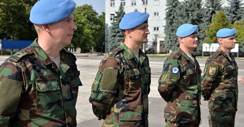 The Moldovan National Army deployed four soldiers to UNIFIL on 23 August (photo of send-off ceremony at Military Camp 142).