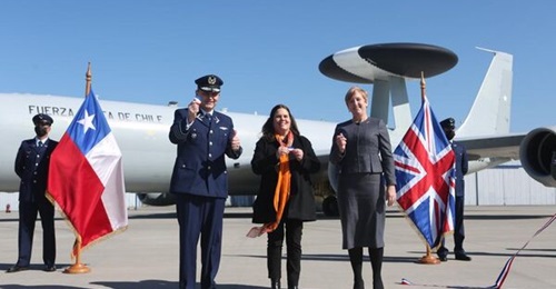 Two operational E-3Ds were formally received into service by the Chilean Air Force on 19 August. The former RAF aircraft were received from the United Kingdom along with a third airframe to be used for spare parts.