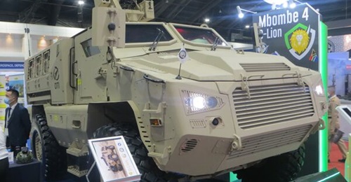 D-Lion - a Thai version of the Mbombe 4 mine-resistant armoured fighting vehicle - was unveiled at the Defense & Security 2022 show in Bangkok.