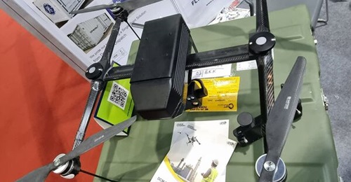 The DCM Trishul mini quadcopter UAV has an option for both fixed and retractable landing legs.