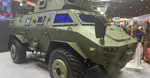 Chaiseri showcased prototypes of a newly developed armoured reconnaissance vehicle (pictured above) as well as a new armoured fighting vehicle, at the Defense & Security 2022 show in Bangkok. Both prototypes are based on the company's 4×4 First Wi...