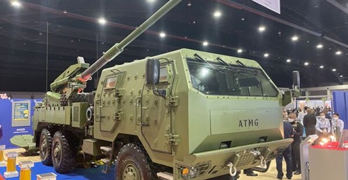 The Autonomous Truck-Mounted Gun (pictured above) is produced by the Royal Thai Army with support from Israel's Elbit Systems.