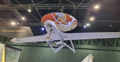 Barzan displayed its A5000 UAV at the Defense and Security 2022 show in Bangkok.