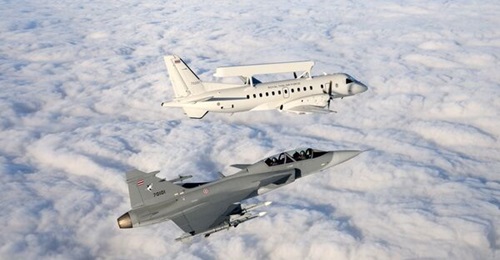 Important elements of Thailand's Air Command and Control System, which is based on Saab's 9AIR C4I product, include the RTAF's JAS 39 Gripen C/D multirole fighter aircraft and its Saab 340 Erieye airborne early warning and control aircraft.