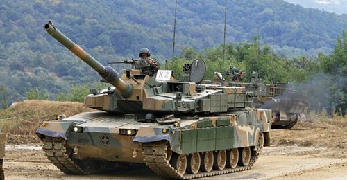South Korea's MND has approved funding for a third batch of K2 MBTs, similar to the one pictured above.