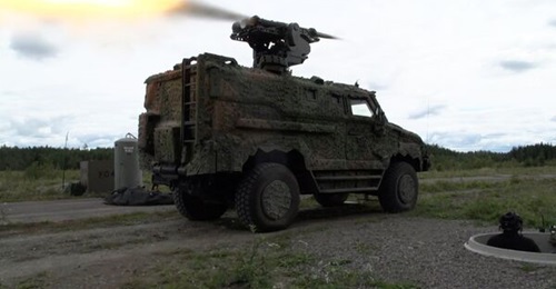 Saab demonstrated its MSHORAD system in live firings in Karlskoga, Sweden, on 30 August.