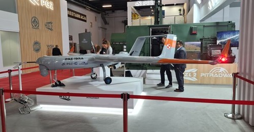 WZL 2 displayed the redesigned PGZ-19RA Orlik unmanned aerial system at MSPO 2022.