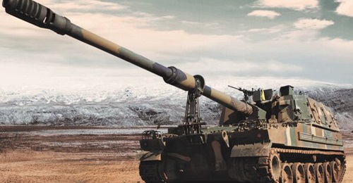 Hanwha Defense's K9 SPH (pictured) is Team Thunder's offering for the UK MFP programme