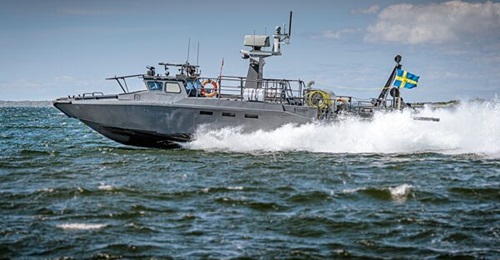 Saab's Enforcer III (pictured) is a test platform for the development of autonomous functions.