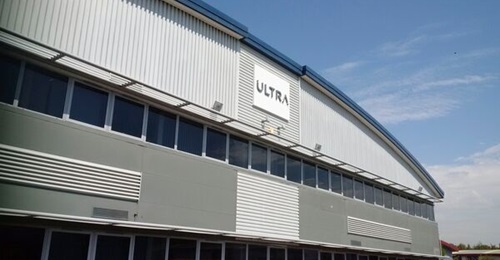 An Ultra Electronics building in Rugeley, UK.