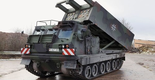 Germany is supplying Ukraine with two more MARS II MRLs (pictured) and 50 Dingo armoured vehicles.