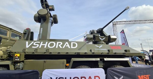 MSI unveiled the Terrahawk VSHORAD counter-UAS concept at DVD 2022.