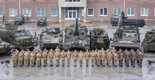 The transfer of authority of the UK-led NATO EFP contingent between the incoming KRH Battlegroup and the outgoing Royal Welsh Battlegroup took place in Tapa, Estonia, on 21 September.