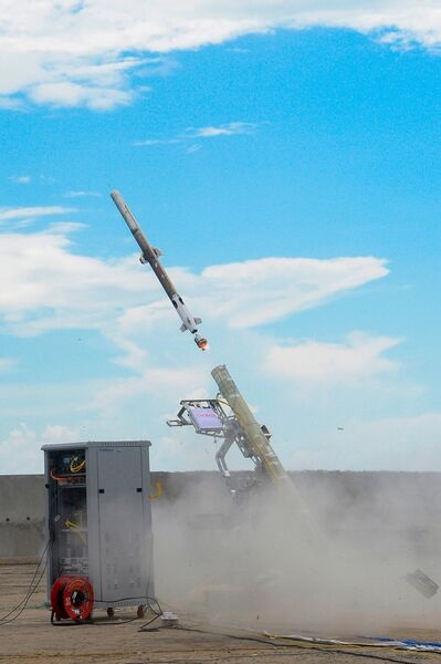 The Indian MoD said that VSHORADS is a manportable air defence system (MANPAD) designed and developed by the DRDO and Indian industry partners.