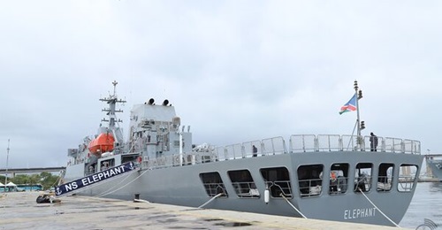 Namibia's NS 
        
        docked in the Port of Rio de Janeiro during the Exercise 'UNITAS'.
