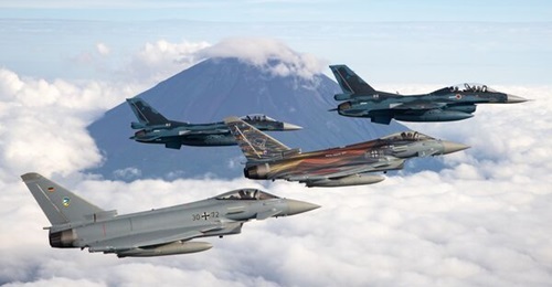 The Luftwaffe deployed a small contingent of Eurofighters to Japan between 28 and 30 September for joint drills. The deployment reflects Japan's role as an important partner for Germany in the region.