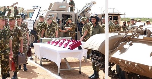 The new self-propelled mortar system is in service with Algeria's 12th Mechanised Infantry Division in Djelfa.