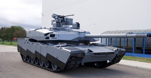 Shown here is the AbramsX technology demonstrator at the AUSA conference.