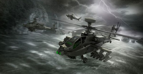 The Modernized Apache features a number of internal enhancements of the latest AH-64E Apache Guardian v6 platform, but its most notable difference is the inclusion of larger weapons wings and additional hardpoints.