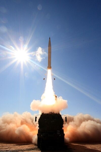 Lockheed Martin's surface-to-surface missile solution for the US Army's Precision Strike Missile took its inaugural flight in December 2019, shown here. Further testing for the first and second increments is scheduled for 2023.