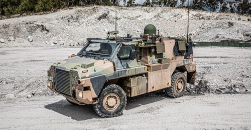 The headquarters on the move (pictured above) is one of the final components of Project Currawong. It is a mobile version of the integrated battlefield telecommunications network system, integrated into the Australian Army's Bushmaster Protected Mobili...