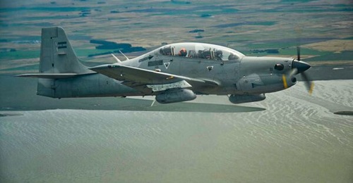 Seen being carried by an EMB-312 Tucano during trials, the Tordo is a domestically developed machine gun pod for the Argentine Air Force and an international market.