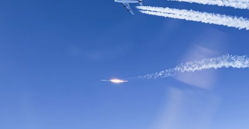Pictured is Virgin Orbit's LauncherOne rocket, launched by carrier aircraft Cosmic Girl, it will carry Prometheus-2 and CIRCE to space.