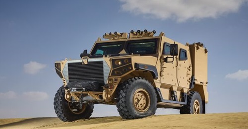 The Ajban Mk 2 features increased ballistic and blast protection compared with the Mk 1 vehicle, as well as a larger payload capacity.