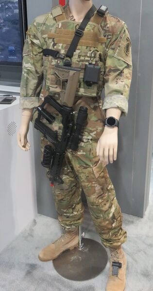 The components of MAPS Gen II displayed at the AUSA 2022.