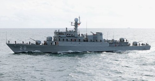 An ex-South Korean Pohang-class corvette that is now in service with the People's Army of Vietnam Navy. Indonesia had plans to acquire a similar vessel with foreign-sourced loans.