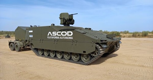 ASCOD Autonomous Platform exhibited at the 2E+I Forum in Toledo.